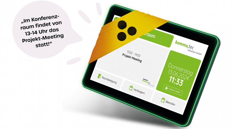 Barrierefreie Türschilder im Digital Signage