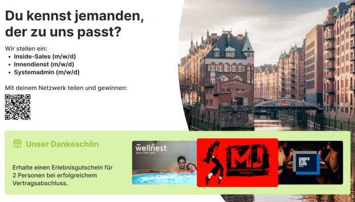 Du kennst jemanden der zu uns passt?