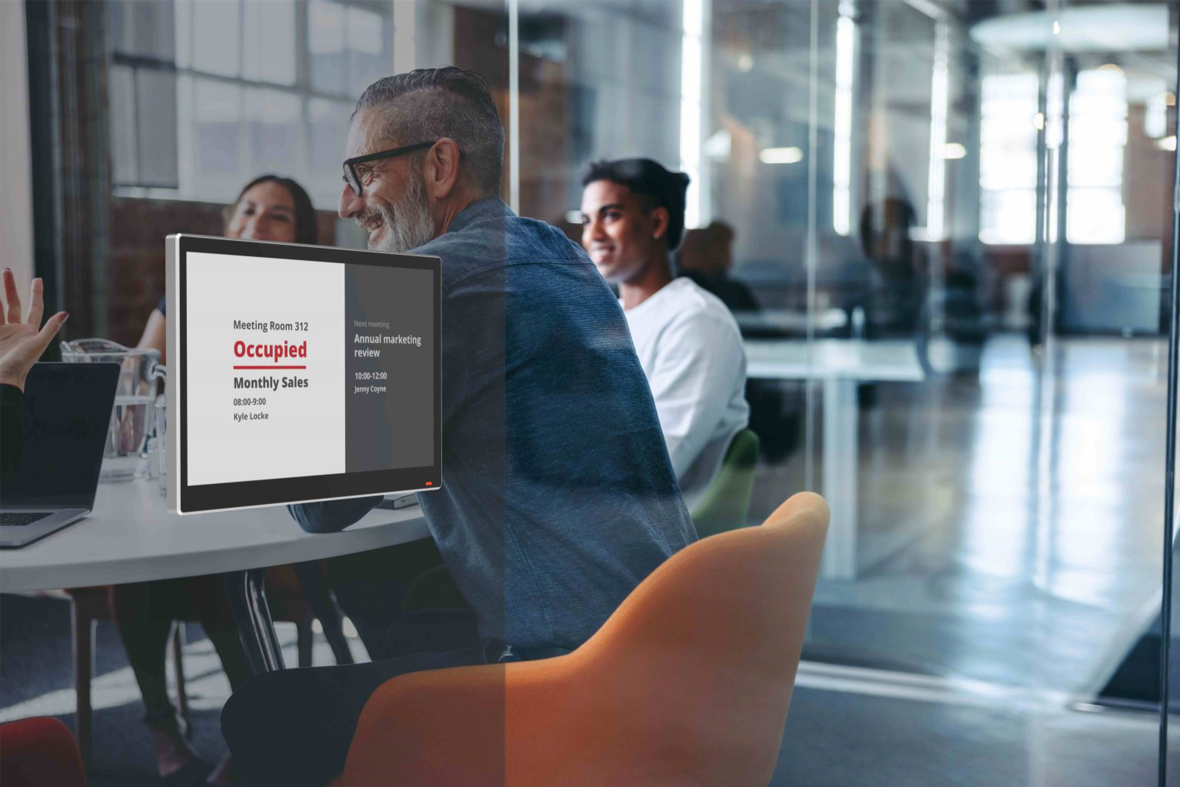 Leicht und auf jedem Hintergrund montierbar