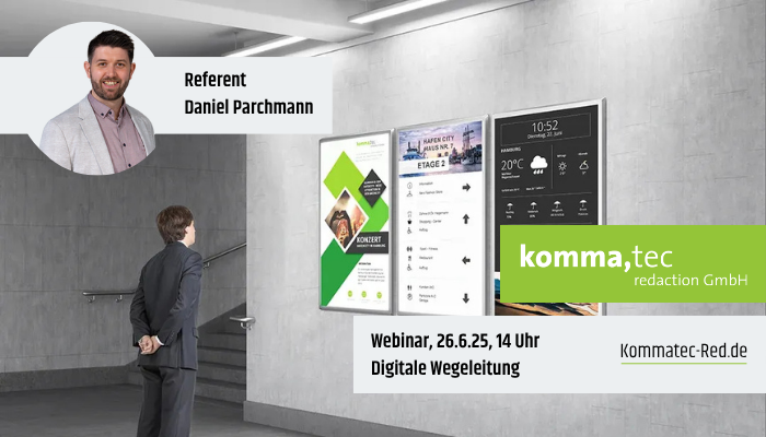 Webinar Digitale Wegeleitung Webinar Digitale Wegeleitung