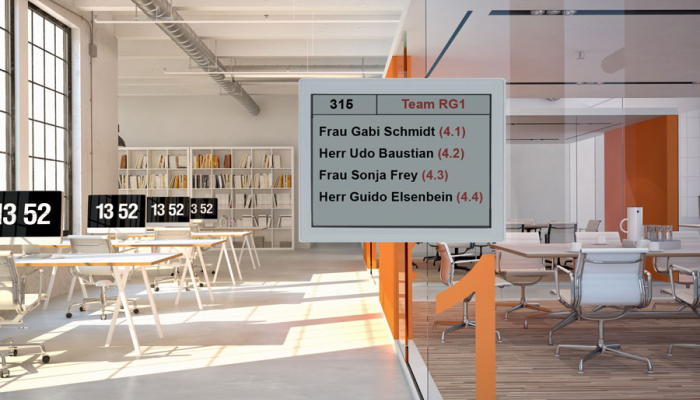 Digitale Namensschilder – flexibel, modern und jederzeit aktualisierbar