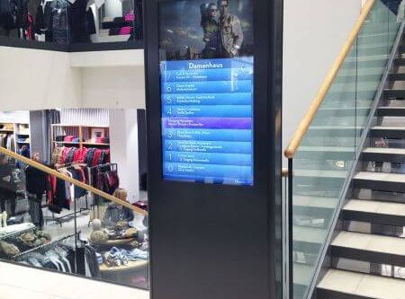 Digitale Wegeleitung im Shop