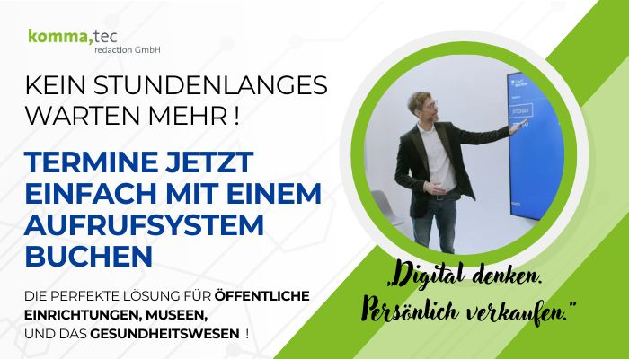 Digitalen Aufrufsyste - Terminvergabe einfach automatisieren