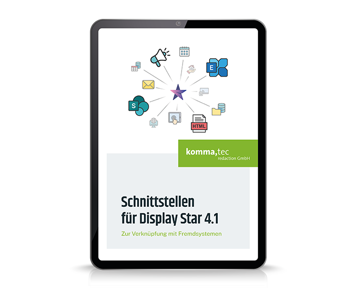 Display Star Schnittstellen