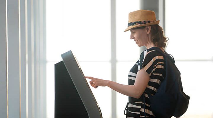Touch-Infoterminals für Besucher