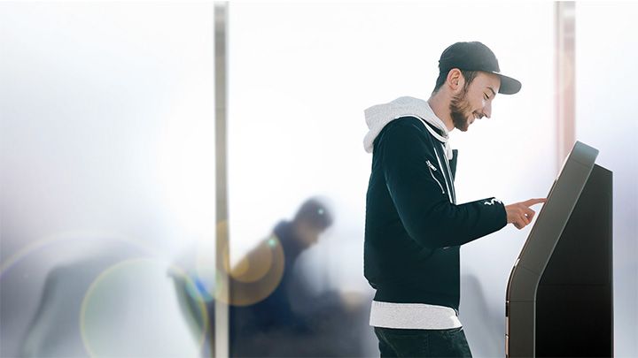 Interaktiven Touch-Display - Einfache Kundeninformation