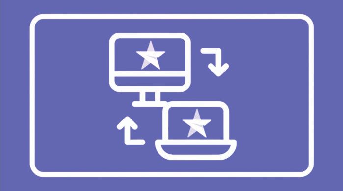Symbolische Darstellung für Schnittstellen der Digital Signage Software