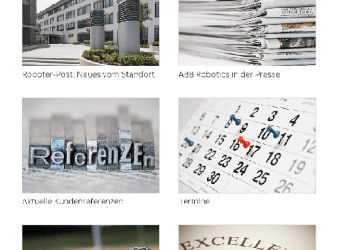 Template für Infoboard mit Touch-Funktion