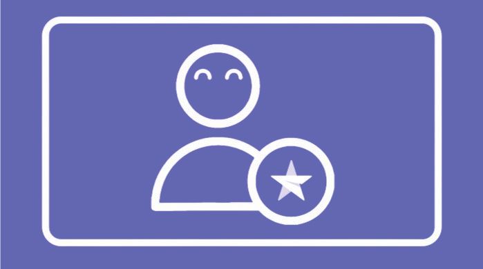 Symbolische Darstellung eines lächelnden Benutzers mit einem Stern-Icon, das die Benutzerfreundlichkeit der Digital Signage Software hervorhebt.