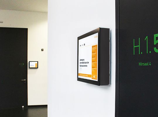 Digital Signage Lösungen in der Hochschule FHWS