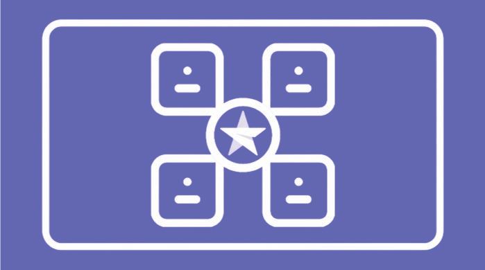 Symbolische Darstellung für die Multiuser-Funktion der Digital Signage Software mit mehreren verbundenen Benutzersymbolen.