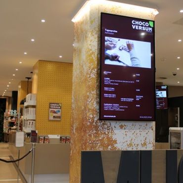 Digitale Beschilderung für beste Information und Orientierung im Schokoladenmuseum
