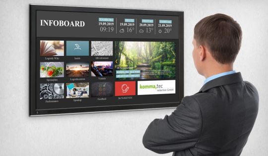 Mitarbeiterinformationssystem informiert Mitarbeiter