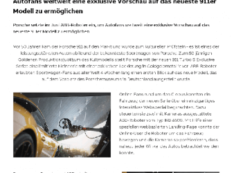 Template-Beispiel zur Mitarbeiterinformation im Unternehmen ABB Group
