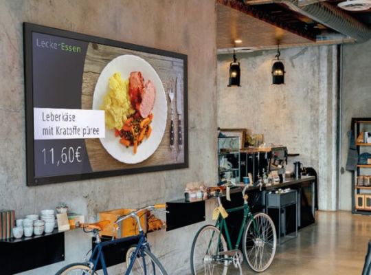 Digitales Menüboard