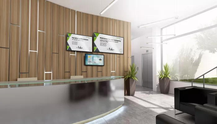 Touch-Infoterminals für eine bequeme Besucherinformation