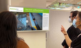 Digital Signage Software für Begrüßungsmonitore