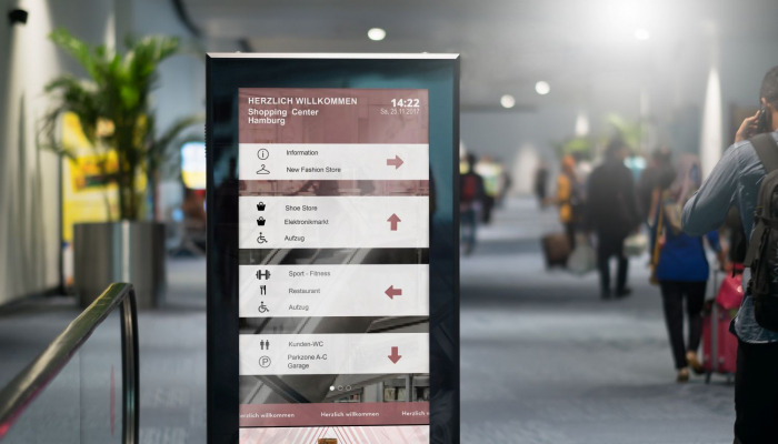 Digitale Besucherführung für klare Orientierung