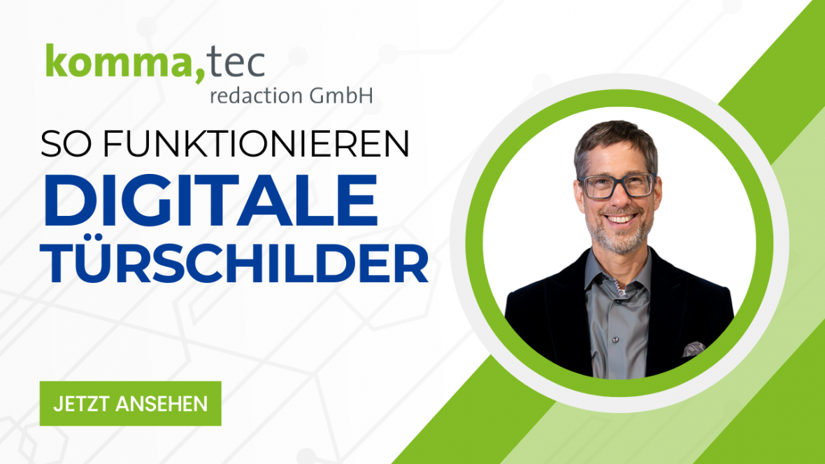 So funktionieren Digitale Türschilder
