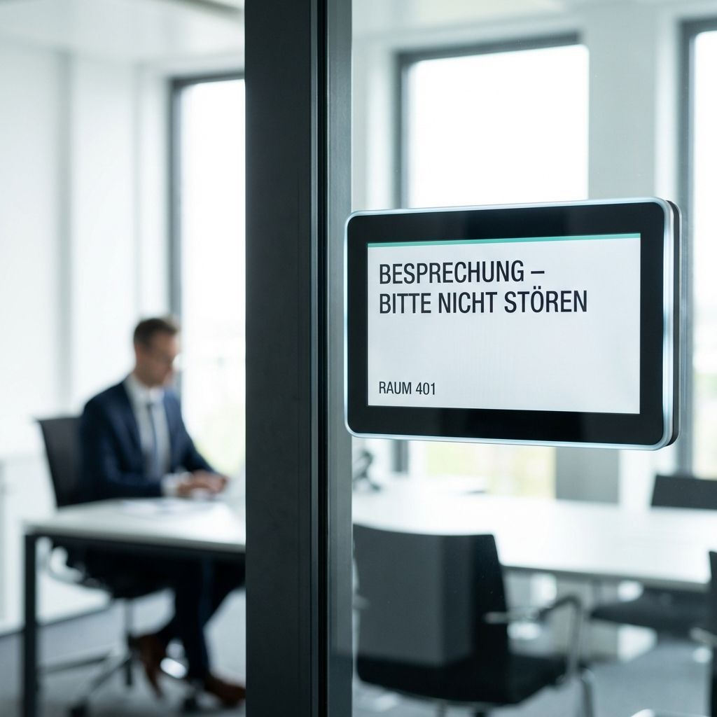 Konferenzraumbeschilderung