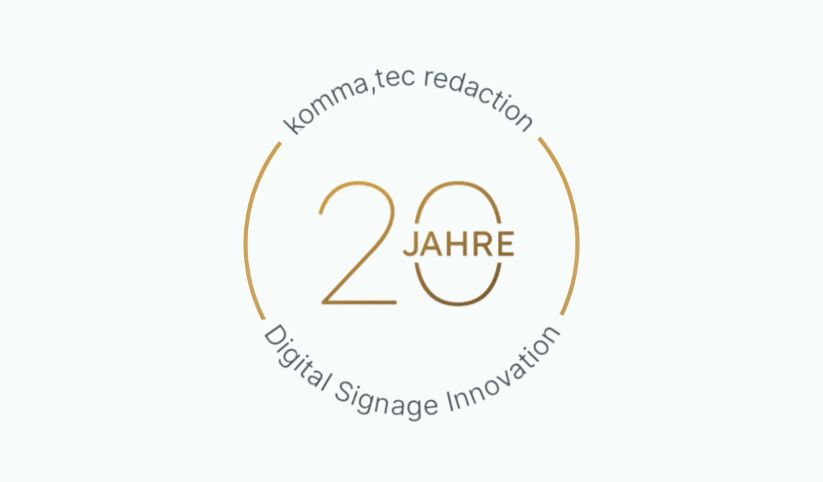 20 Jahre komma,tec redaction