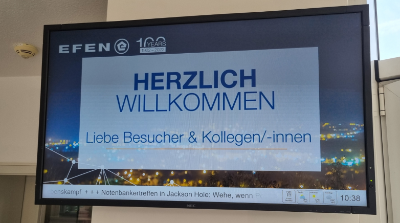 Das Digital Signage Konzept bei EFEN