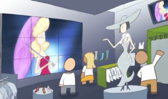 Werbedisplays am PoS der komma,tec redaction