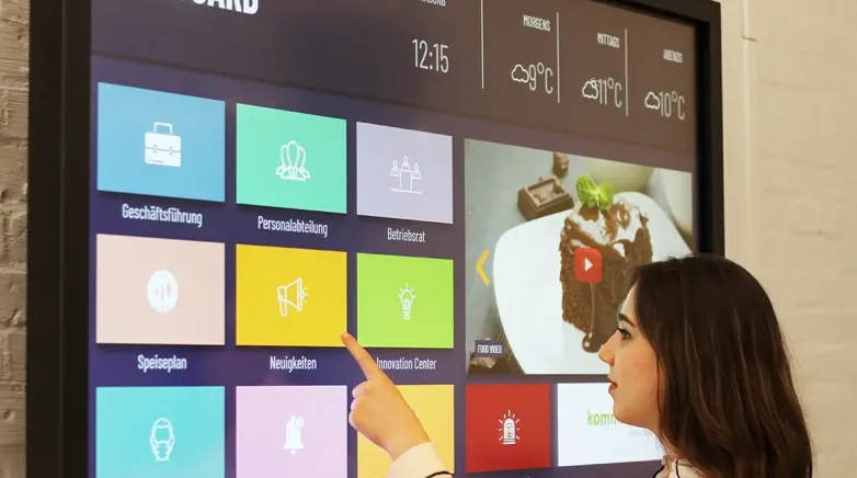 Digitale Pinnwand für moderne interne Kommunikation