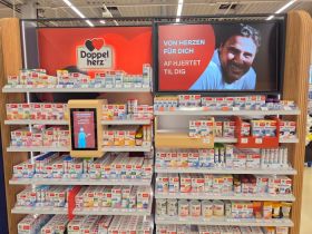 Werbedisplay mit Video am PoS
