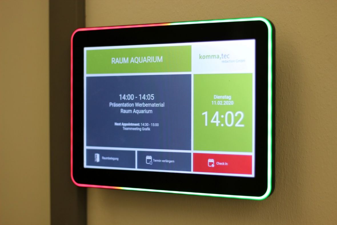 Digitale Raumschilder