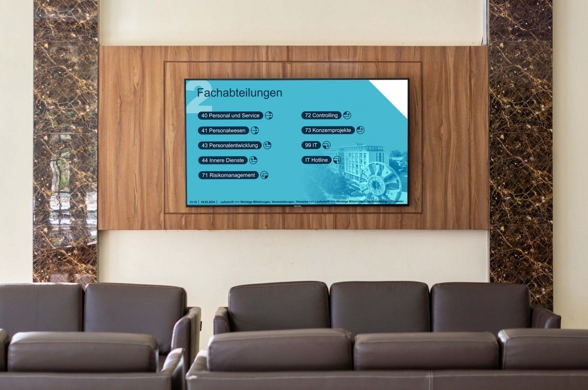 Besuchserlebnis in Ihrem Corporate Design