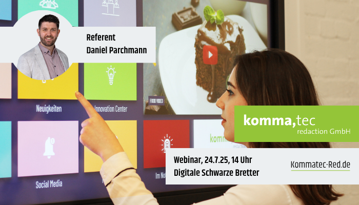 Live Webinar Digitale Schwarze Bretter
