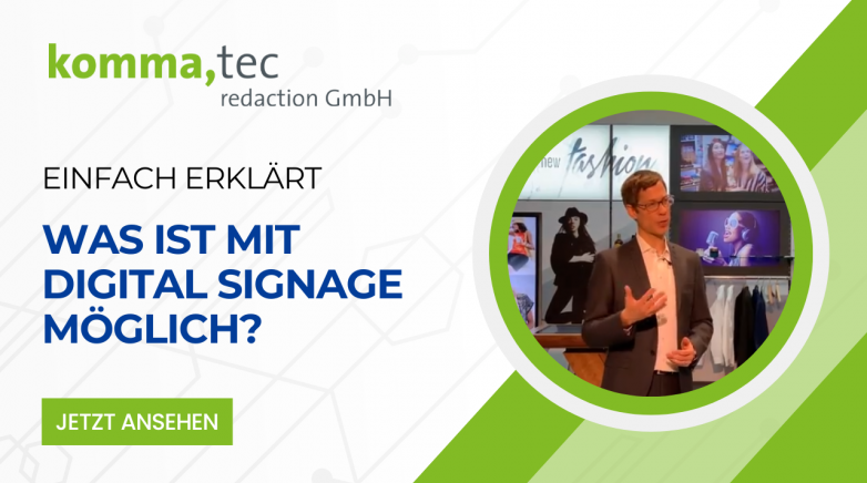 Was ist mit Digital Signage möglich?