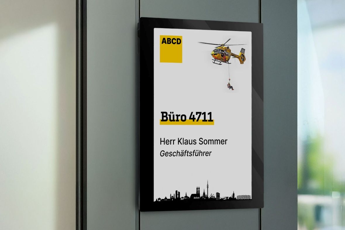 Solum 13 Zoll ePaper Büroschild