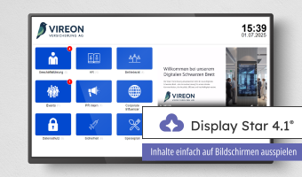 Display Star 4.1® - Zentrale Inhaltssteuerung auf beliebig vielen Monitoren