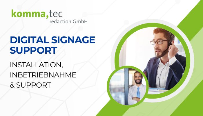 Kundensupport der komma,tec redaction GmbH