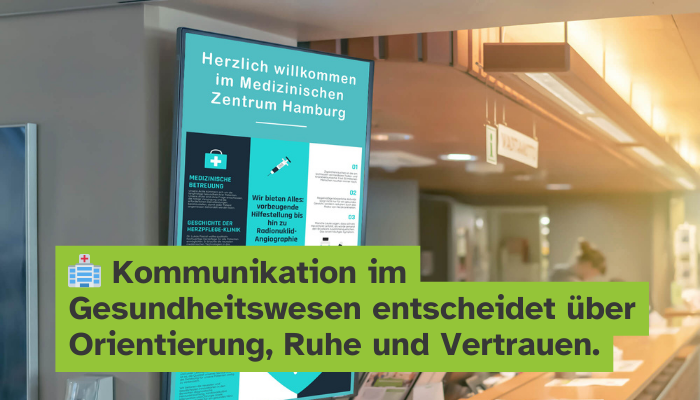 🏥 Kommunikation im Gesundheitswesen entscheidet über Orientierung, Ruhe und Vertrauen.