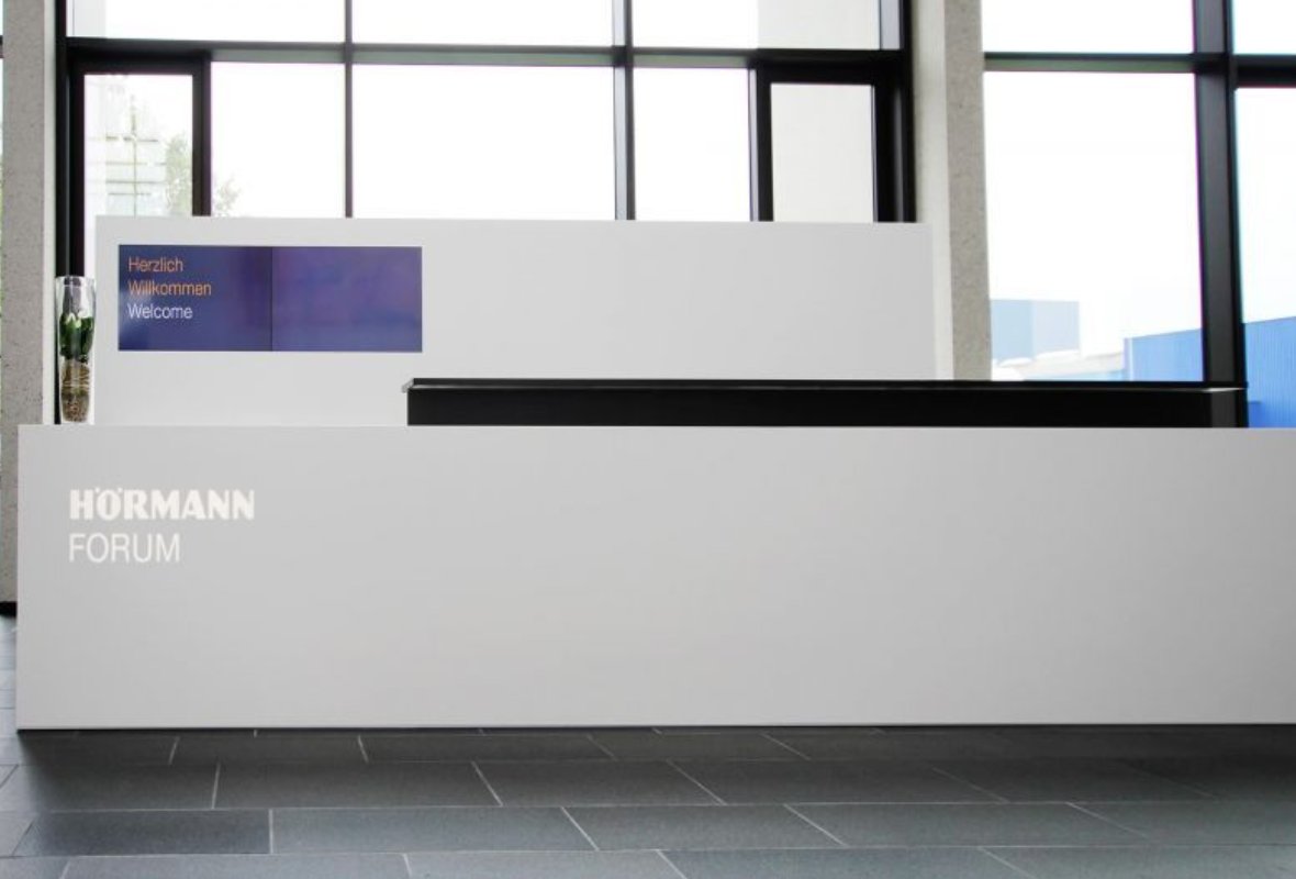 Empfangsdisplays für Ausstellungen und Museen