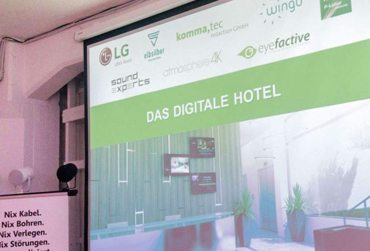 Eventauftakt im Digital Signage Innovation Center der komma,tec redaction