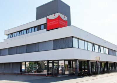 LED Wand der komma,tec redaction bei der Mediengruppe Oberfranken