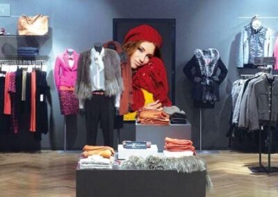 Werbedisplay am Point of Sale im Einzelhandel