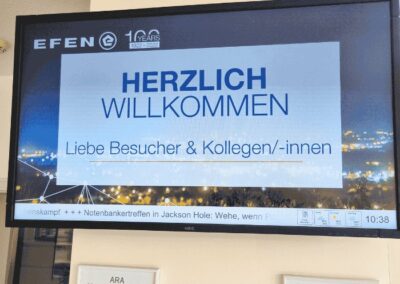 Erfolgreiche EFEN Referenz: Digital Signage Lösungen