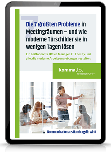 Die 7 größten Probleme in Meetingräumen – und wie moderne Türschilder sie in wenigen Tagen lösen