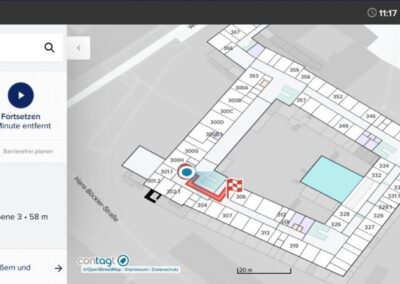 Interaktive Zielführung per Touch