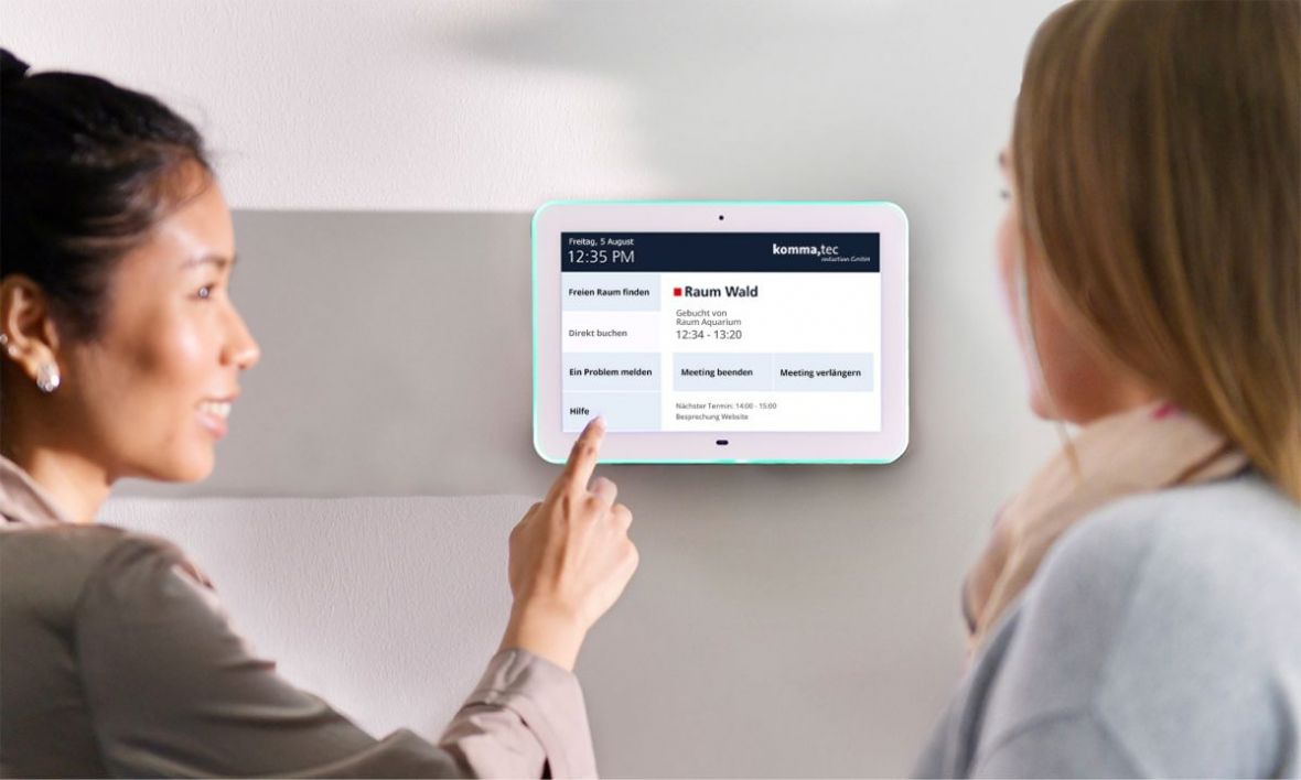 Digitale Türschilder