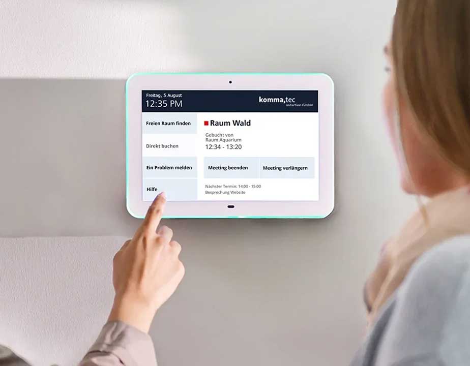 Digitales Aufrufsystem um Termine zu buchen