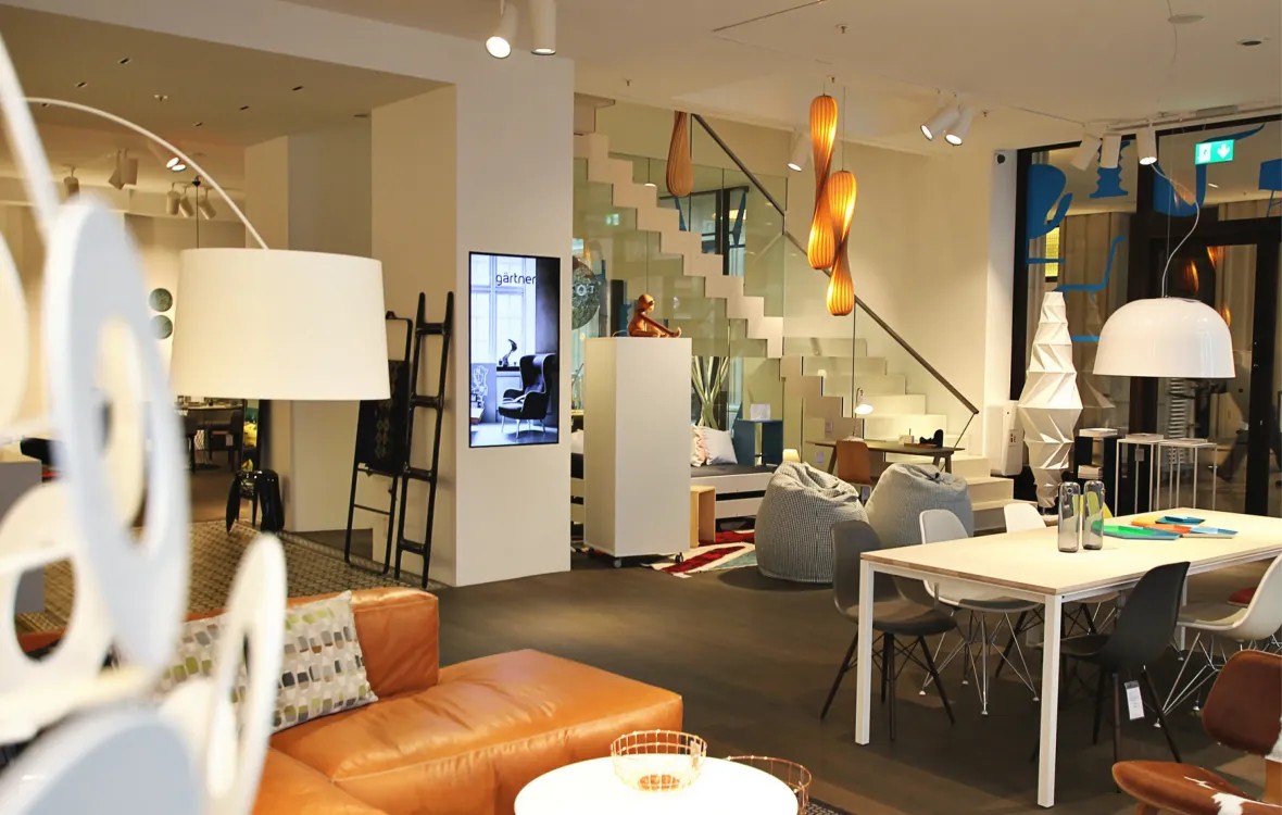 Werbedisplay am PoS in einem GeschÀft