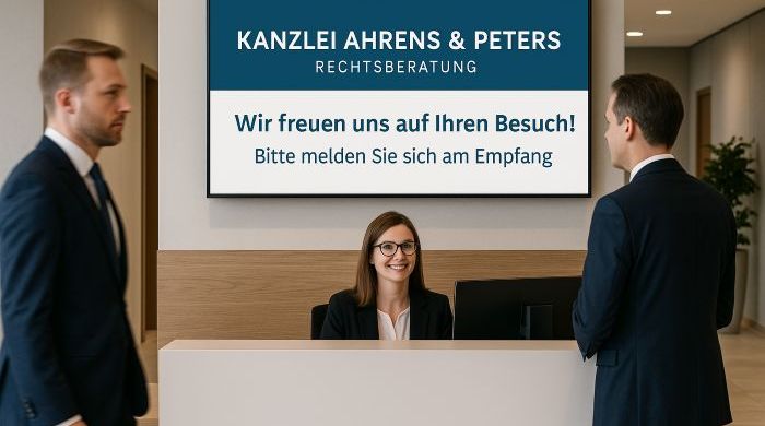 Digital Signage Lösungen für Kanzleien, Wirtschaftsprüfungs- und Steuerberatungsunternehmen