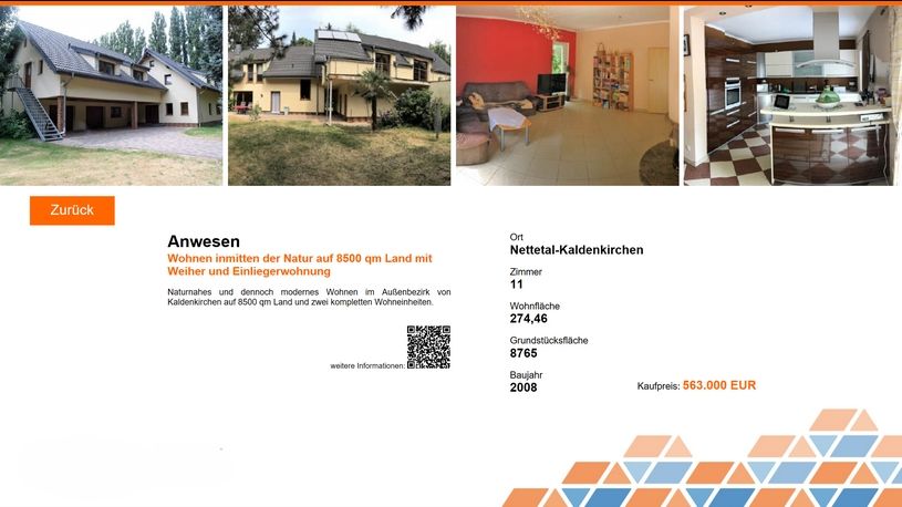 Werbung für Immobilien