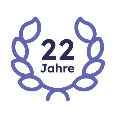 +22 Jahre Erfahrung